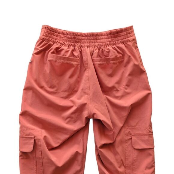Athleta Chelsea Cargo Lined Elastic Waist Hiking Pant Sz 4 Tall Etruscan… - Picture 9 of 11
